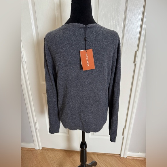 ALTUZARRA 100% Cashmere The Minamoto Knit Sweater in Carbon Melange Size XL NWT - Picture 9 of 11